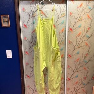 FP Movement by Free People Lime Jumpsuit